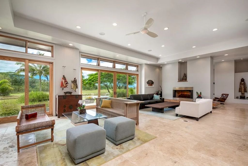 The Home in Hawaii is a luxurious home finished with high quality of design and materials now available for sale. This home located at 5792H Kahiliholo Rd #A, Kilauea, Hawaii; offering 04 bedrooms and 06 bathrooms with 4,511 square feet of living spaces.