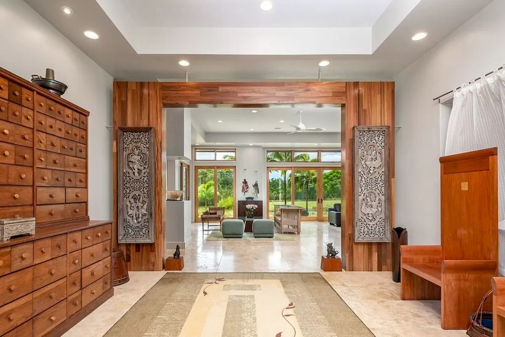 The Home in Hawaii is a luxurious home finished with high quality of design and materials now available for sale. This home located at 5792H Kahiliholo Rd #A, Kilauea, Hawaii; offering 04 bedrooms and 06 bathrooms with 4,511 square feet of living spaces.