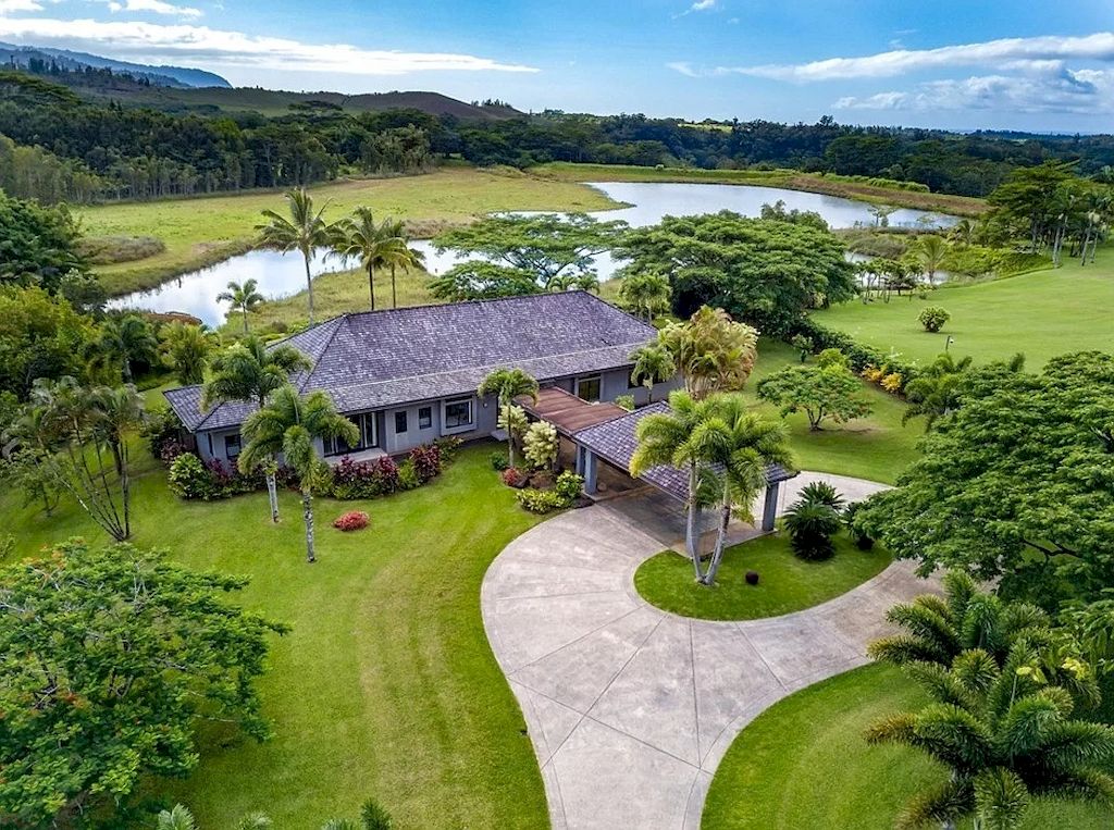 The Home in Hawaii is a luxurious home finished with high quality of design and materials now available for sale. This home located at 5792H Kahiliholo Rd #A, Kilauea, Hawaii; offering 04 bedrooms and 06 bathrooms with 4,511 square feet of living spaces.