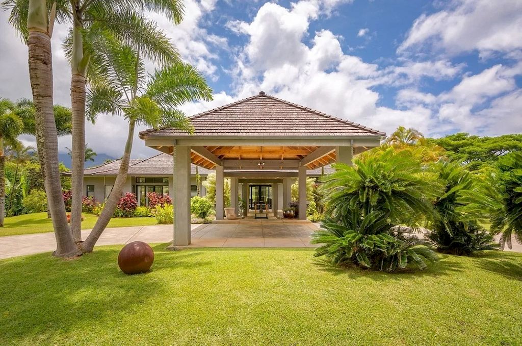 The Home in Hawaii is a luxurious home finished with high quality of design and materials now available for sale. This home located at 5792H Kahiliholo Rd #A, Kilauea, Hawaii; offering 04 bedrooms and 06 bathrooms with 4,511 square feet of living spaces.