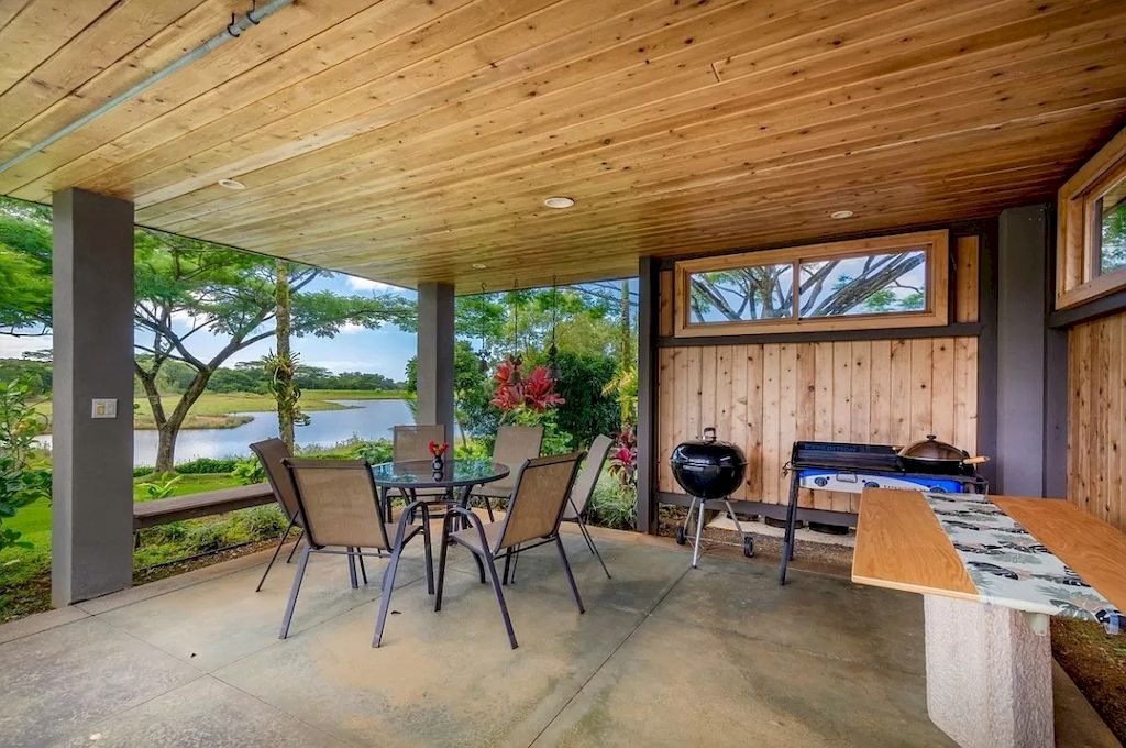 The Home in Hawaii is a luxurious home finished with high quality of design and materials now available for sale. This home located at 5792H Kahiliholo Rd #A, Kilauea, Hawaii; offering 04 bedrooms and 06 bathrooms with 4,511 square feet of living spaces.