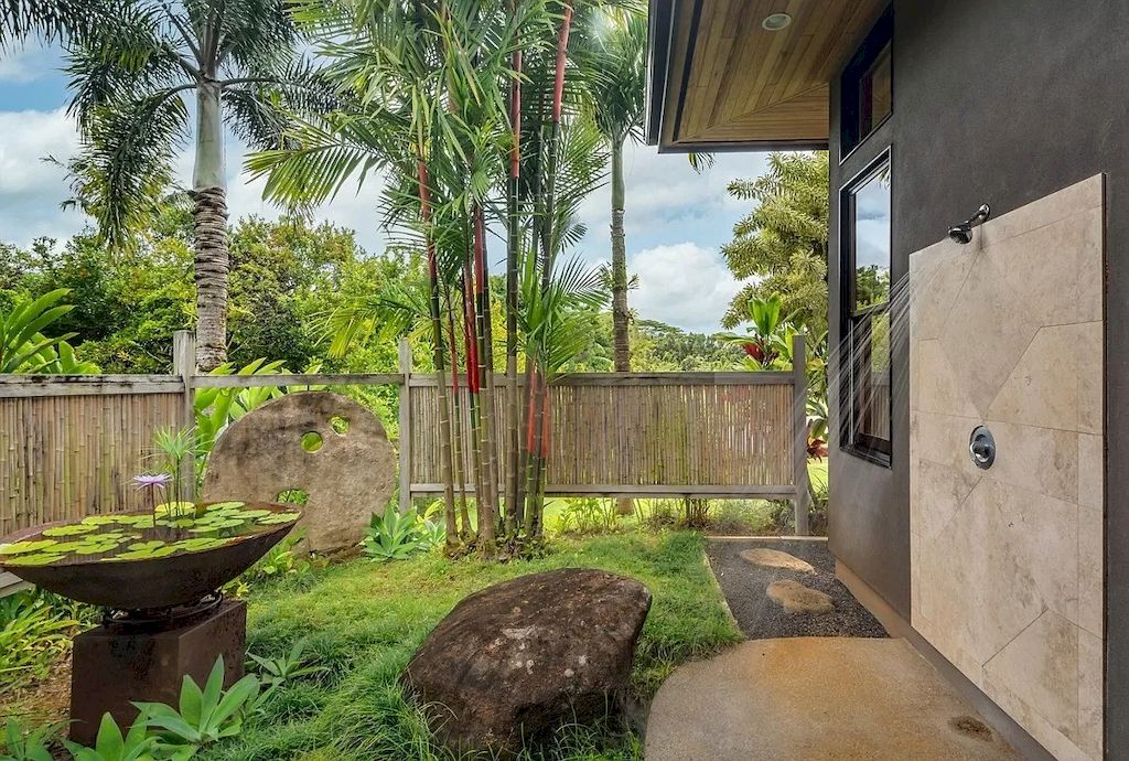 The Home in Hawaii is a luxurious home finished with high quality of design and materials now available for sale. This home located at 5792H Kahiliholo Rd #A, Kilauea, Hawaii; offering 04 bedrooms and 06 bathrooms with 4,511 square feet of living spaces.