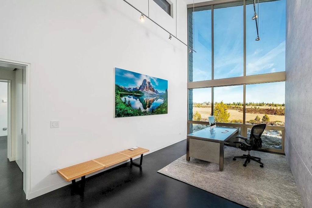 The House in Oregon has numerous outdoor spaces allow for an undisturbed experience with nature now available for sale