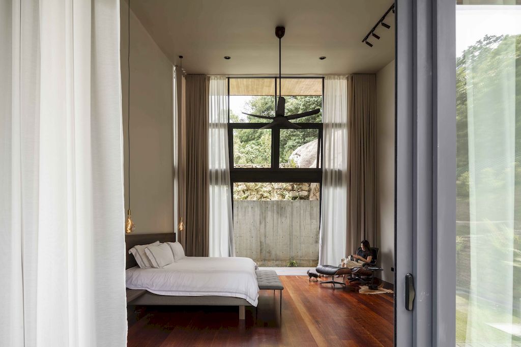 Smolhaven House with Pitched Roof by Choo Gim Wah Architect