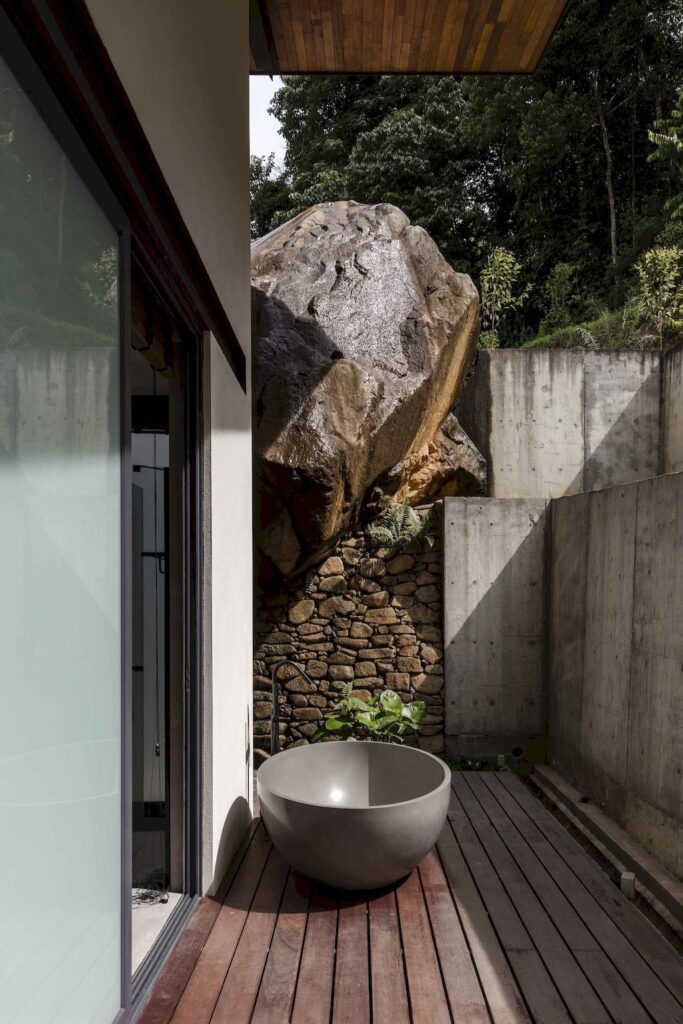 Smolhaven House with Pitched Roof by Choo Gim Wah Architect