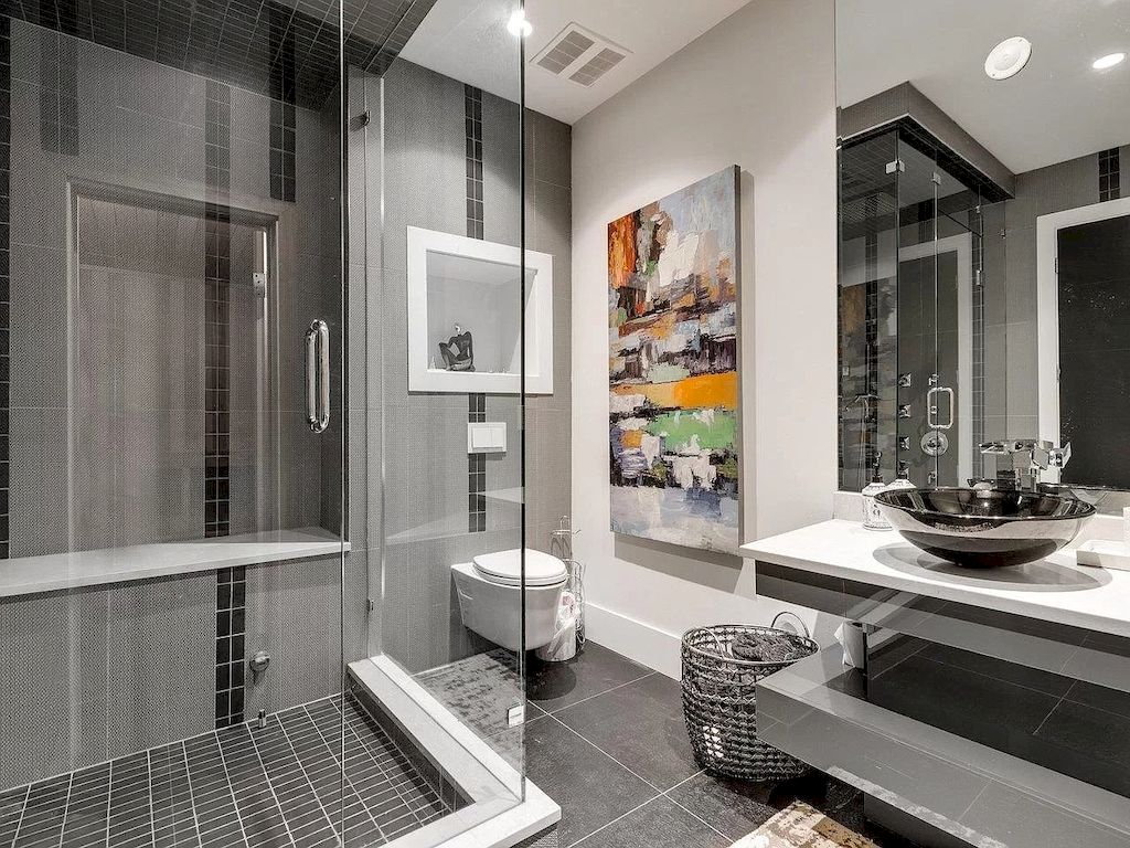 The Mansion in Surrey features beautiful outdoor entertainment area landscaped with high-quality turf, a south-east facing outdoor pool, mini-golf area available for sale