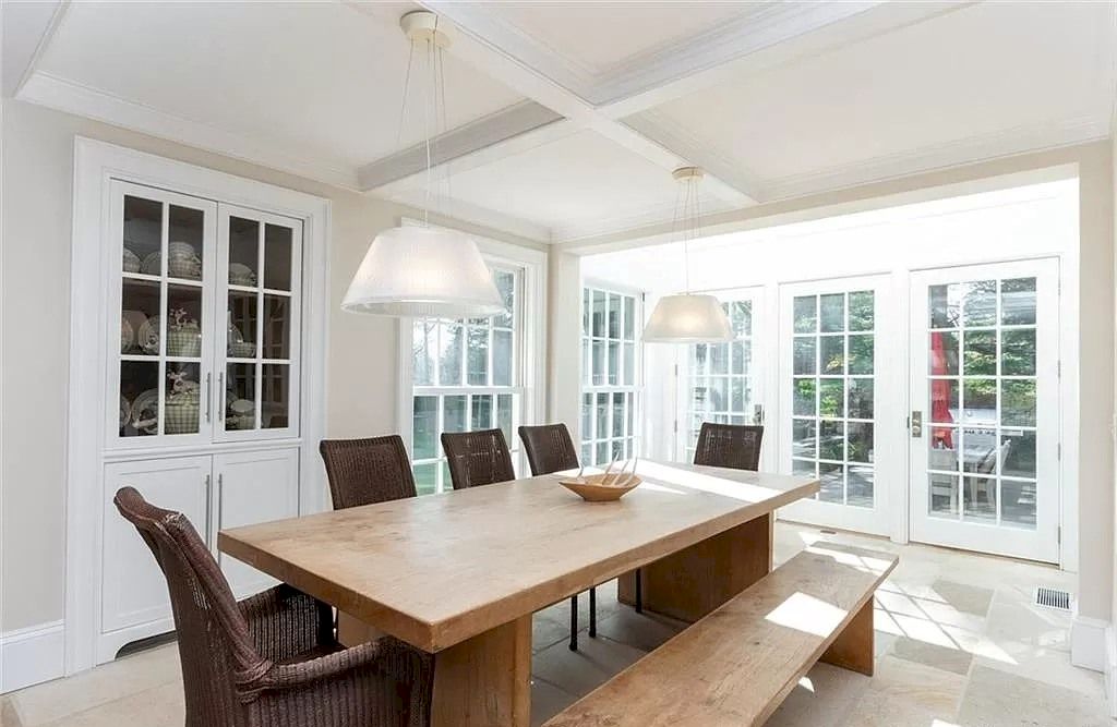 The Home in Connecticut is an extraordinary home with gracious entrance and amazing wine cellar now available for sale. This home located at 8 Searles Rd, Darien, Connecticut; offering 04 bedrooms and 07 bathrooms with 7,613 square feet of living spaces.