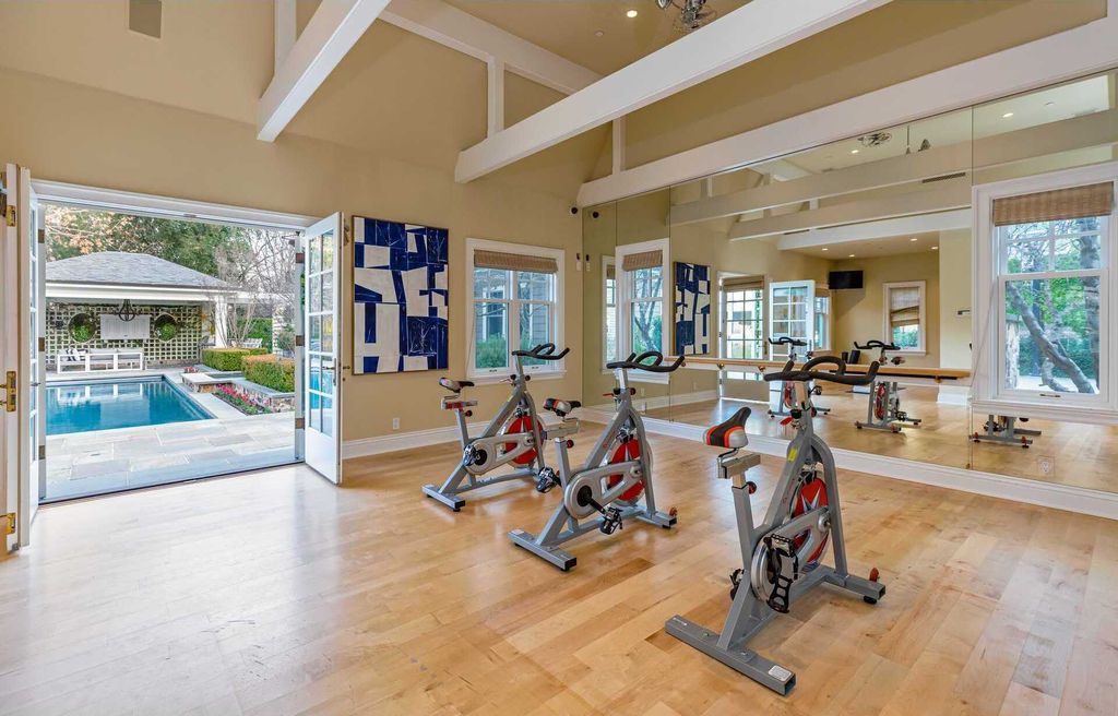 The Home in Hidden Hills is a stunning Dutch Colonial with outdoor kitchen make for the ultimate in estate living now available for sale. This home located at 23870 Long Valley Rd, Hidden Hills, California;