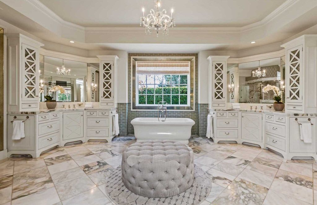 The Home in Hidden Hills is a stunning Dutch Colonial with outdoor kitchen make for the ultimate in estate living now available for sale. This home located at 23870 Long Valley Rd, Hidden Hills, California;