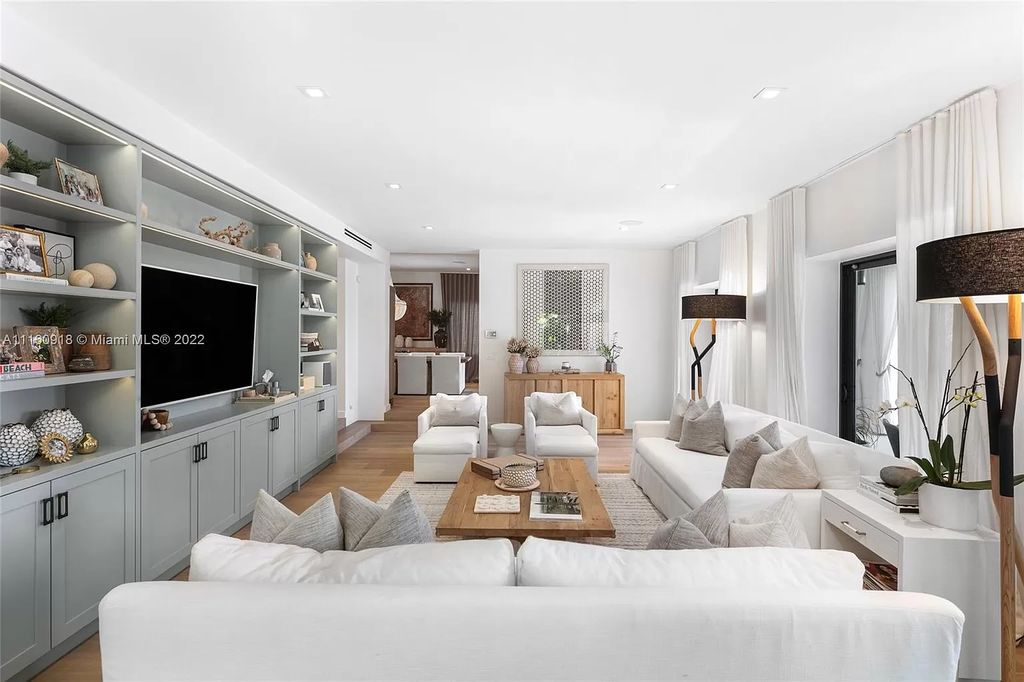 The Villa in Miami Beach is a breathtaking transitional Spanish villa was masterfully renovated featuring the highest quality finishes now available for sale. This home located at 5401 Pine Tree Dr, Miami Beach, Florida