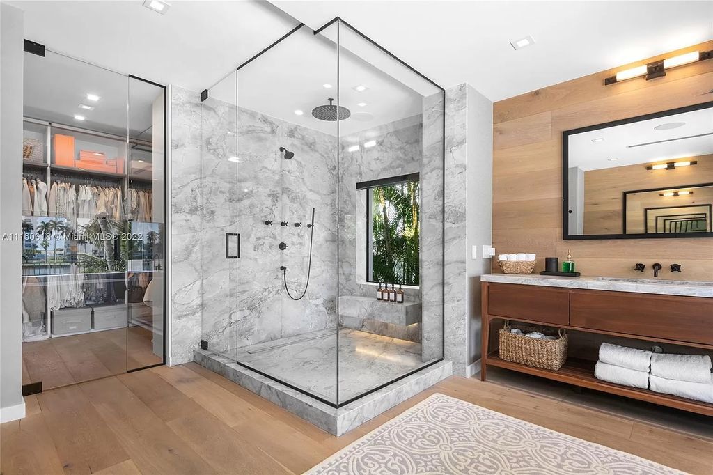 The Villa in Miami Beach is a breathtaking transitional Spanish villa was masterfully renovated featuring the highest quality finishes now available for sale. This home located at 5401 Pine Tree Dr, Miami Beach, Florida