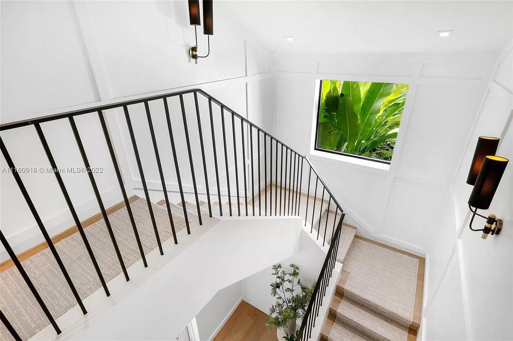 The Villa in Miami Beach is a breathtaking transitional Spanish villa was masterfully renovated featuring the highest quality finishes now available for sale. This home located at 5401 Pine Tree Dr, Miami Beach, Florida