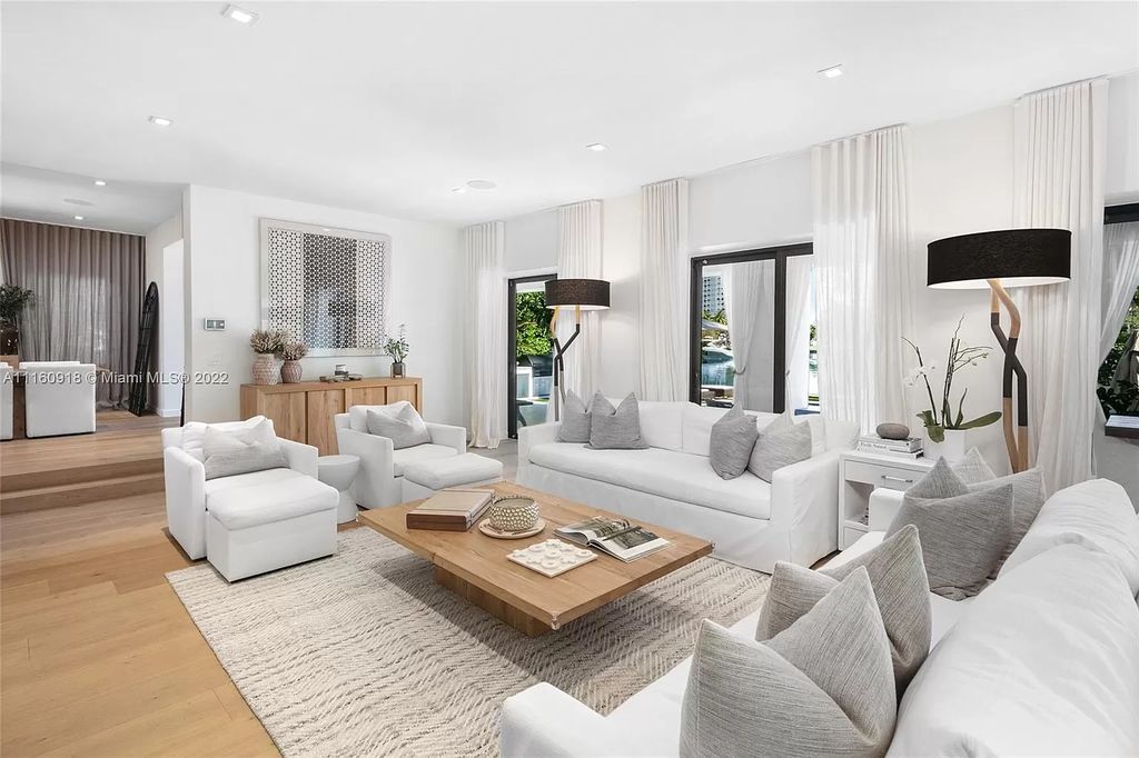 The Villa in Miami Beach is a breathtaking transitional Spanish villa was masterfully renovated featuring the highest quality finishes now available for sale. This home located at 5401 Pine Tree Dr, Miami Beach, Florida