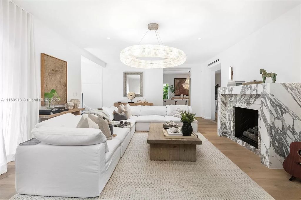 The Villa in Miami Beach is a breathtaking transitional Spanish villa was masterfully renovated featuring the highest quality finishes now available for sale. This home located at 5401 Pine Tree Dr, Miami Beach, Florida