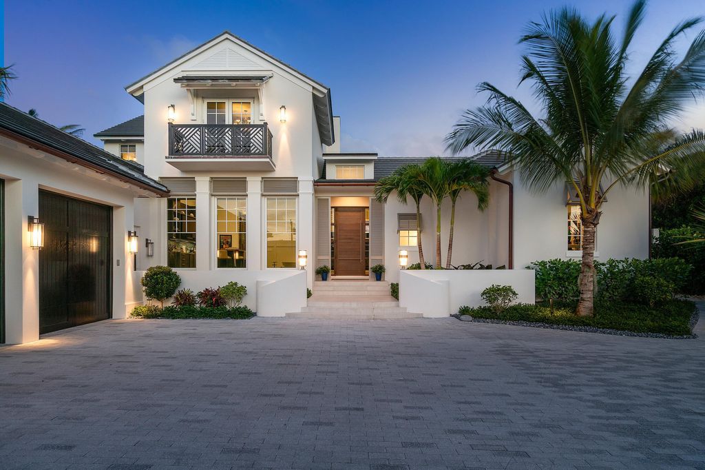 The Villa in Gulf Stream is an elegant estate now has stunning panoramic ocean views and breathtaking sunrises available for sale. This home located at 3565 N Ocean Blvd, Gulf Stream, Florida