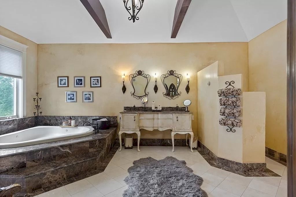 The Home in Massachusetts is a luxurious home located at the end of a private cul de sac in Easton now available for sale. This home located at 5 Sonja Maria Way, Easton, Massachusetts; offering 05 bedrooms and 06 bathrooms with 12,457 square feet of living spaces.