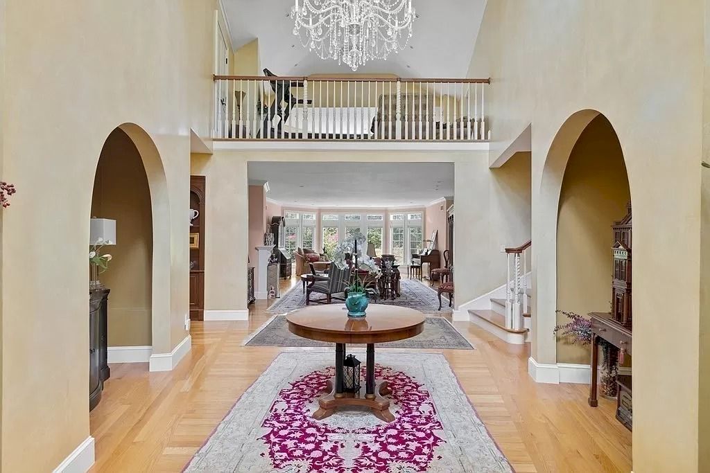 The Home in Massachusetts is a luxurious home located at the end of a private cul de sac in Easton now available for sale. This home located at 5 Sonja Maria Way, Easton, Massachusetts; offering 05 bedrooms and 06 bathrooms with 12,457 square feet of living spaces.
