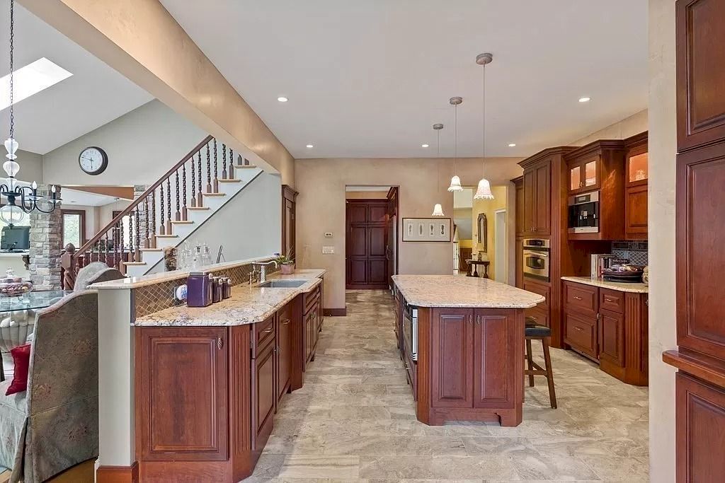 The Home in Massachusetts is a luxurious home located at the end of a private cul de sac in Easton now available for sale. This home located at 5 Sonja Maria Way, Easton, Massachusetts; offering 05 bedrooms and 06 bathrooms with 12,457 square feet of living spaces.