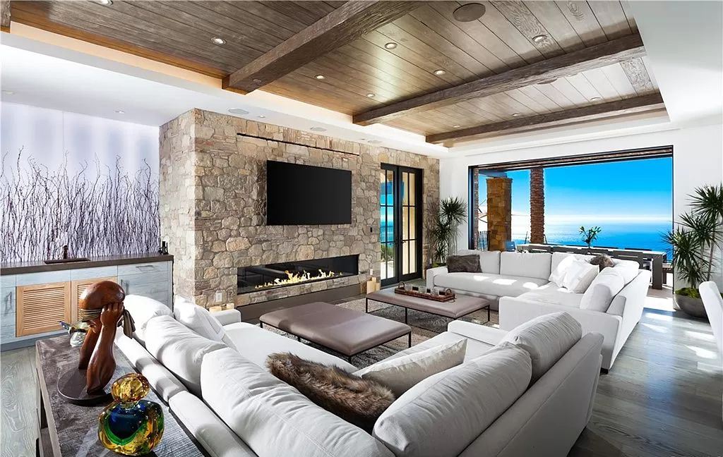 The Home in Newport is an unique property showcases sweeping unobstructed ocean views, superior construction, and meticulous detail now available for sale. This home located at 46 Deep Sea, Newport Coast, California