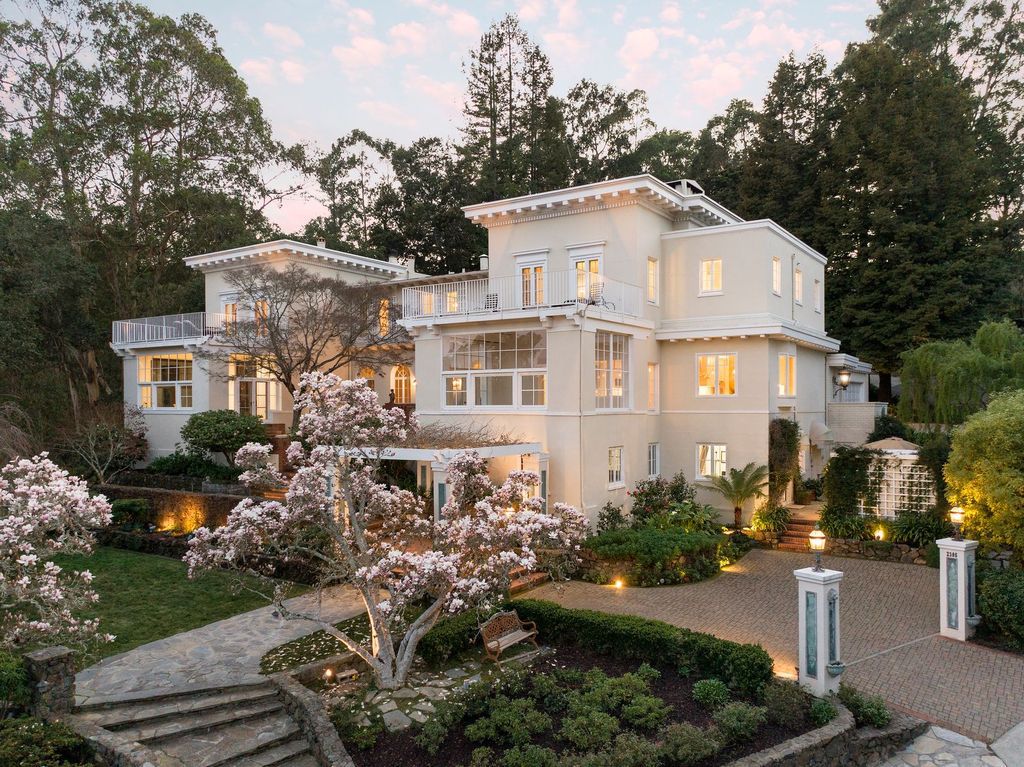 The Hillsborough Home is a rare circa 1909 estate maintains all of its architectural significance at one of Lower North Hillsborough’s most prestigious addresses now available for sale. This home located at 2305 Forest View Ave, Hillsborough, California