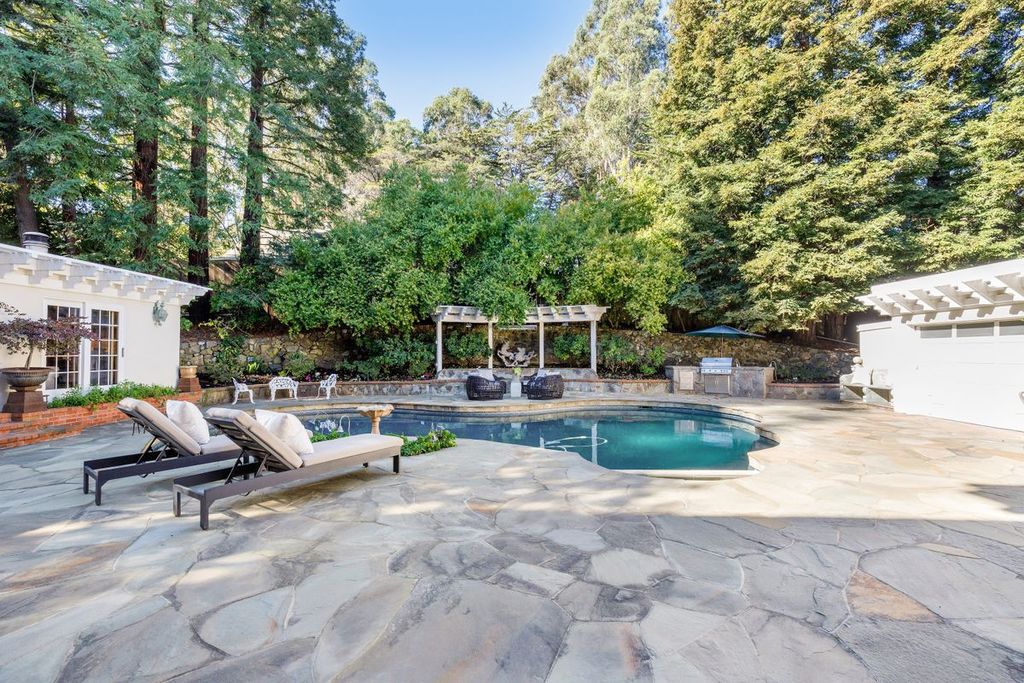 The Hillsborough Home is a rare circa 1909 estate maintains all of its architectural significance at one of Lower North Hillsborough’s most prestigious addresses now available for sale. This home located at 2305 Forest View Ave, Hillsborough, California
