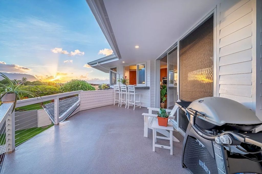 The Home in Hawaii is a luxurious home where you can share your abundance with family, friends and vacationing guests now available for sale. This home located at 5146 Hanalei Plantation Rd, Princeville, Hawaii; offering 04 bedrooms and 04 bathrooms with 3,157 square feet of living spaces. 