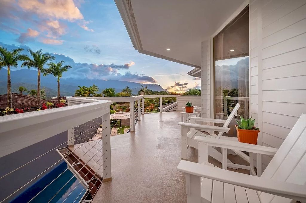 The Home in Hawaii is a luxurious home where you can share your abundance with family, friends and vacationing guests now available for sale. This home located at 5146 Hanalei Plantation Rd, Princeville, Hawaii; offering 04 bedrooms and 04 bathrooms with 3,157 square feet of living spaces. 
