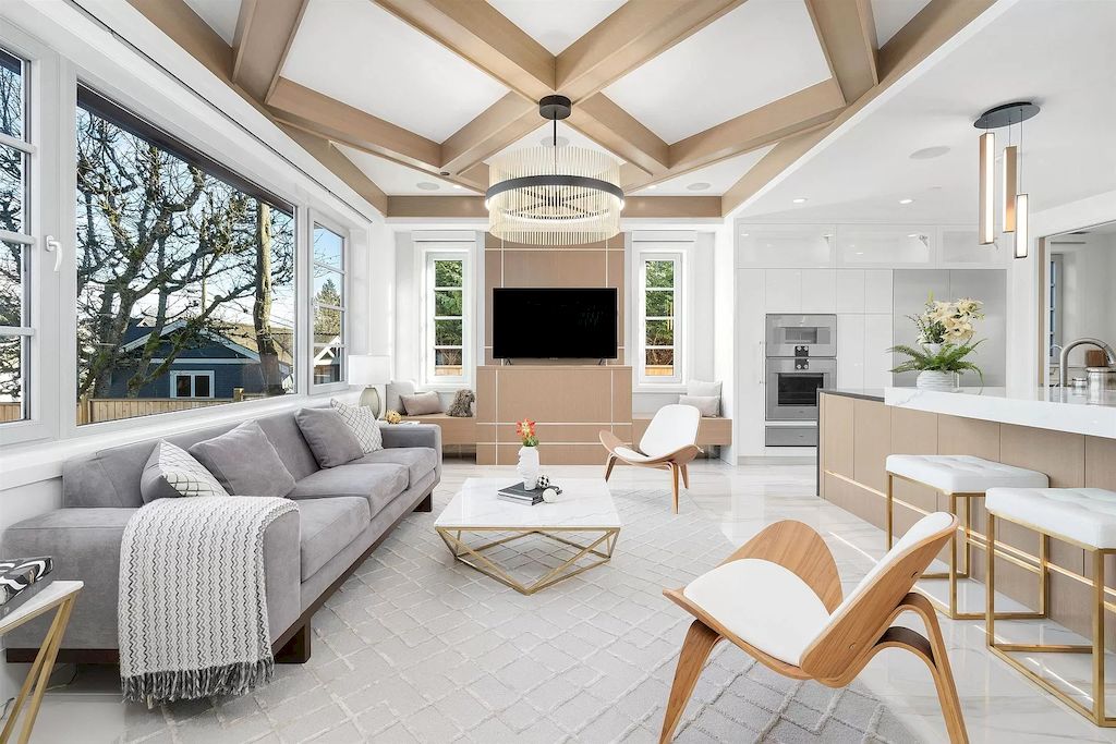 The Home in West Point Grey is a luxurious, sophisticated custom built home on a quiet street, now available for sale. This home located at 4255 W 12th Ave, Vancouver, BC V6R 2P8, Canada