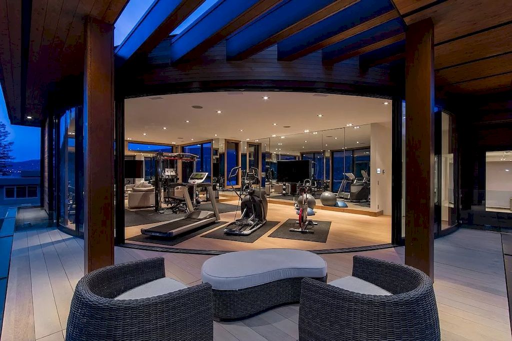 The Home in Kelowna is truly beyond compare complimented by a home gym, his and hers closets & ensuite, inviting relaxation room, now available for sale