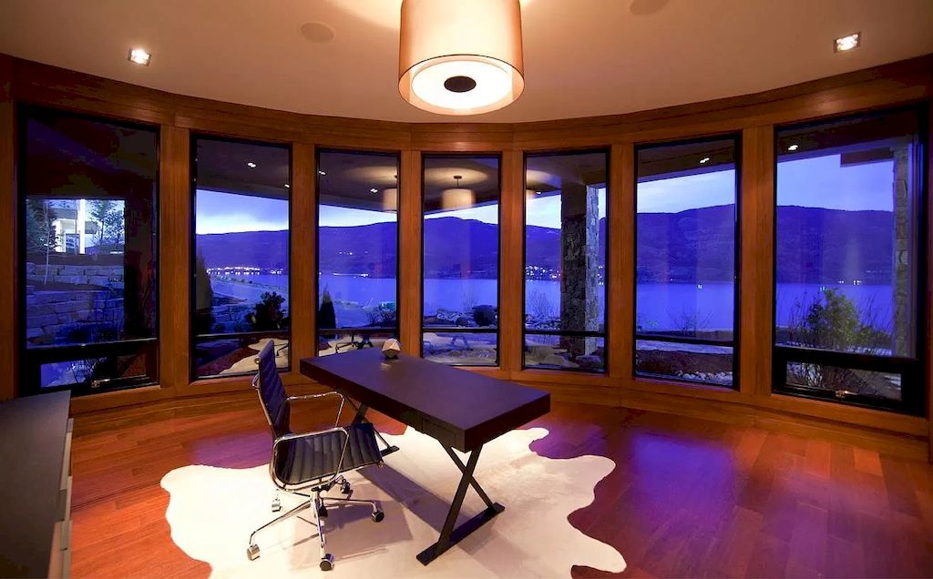 The Home in Kelowna is truly beyond compare complimented by a home gym, his and hers closets & ensuite, inviting relaxation room, now available for sale