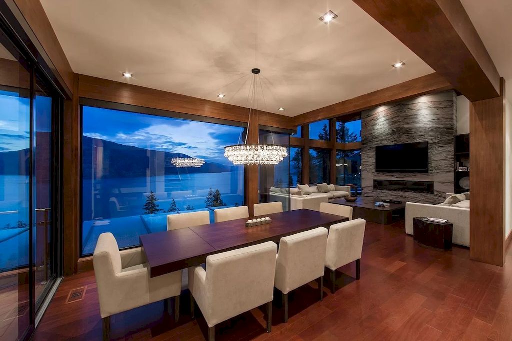 The Home in Kelowna is truly beyond compare complimented by a home gym, his and hers closets & ensuite, inviting relaxation room, now available for sale