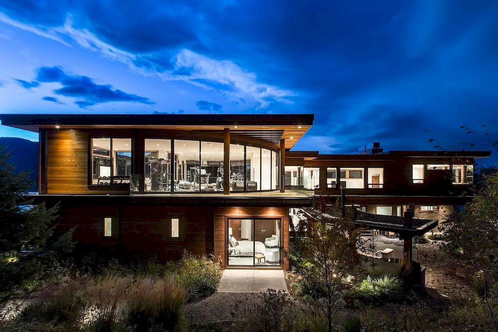 The Home in Kelowna is truly beyond compare complimented by a home gym, his and hers closets & ensuite, inviting relaxation room, now available for sale