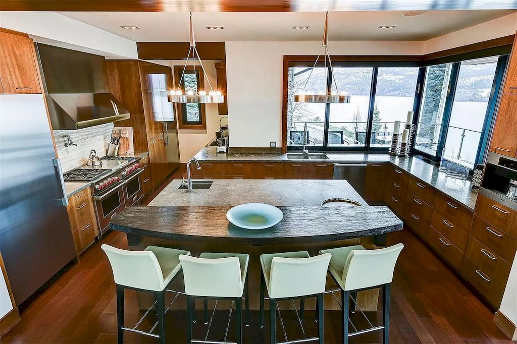 The Home in Kelowna is truly beyond compare complimented by a home gym, his and hers closets & ensuite, inviting relaxation room, now available for sale