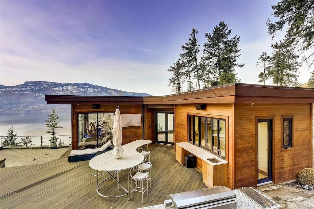 The Home in Kelowna is truly beyond compare complimented by a home gym, his and hers closets & ensuite, inviting relaxation room, now available for sale