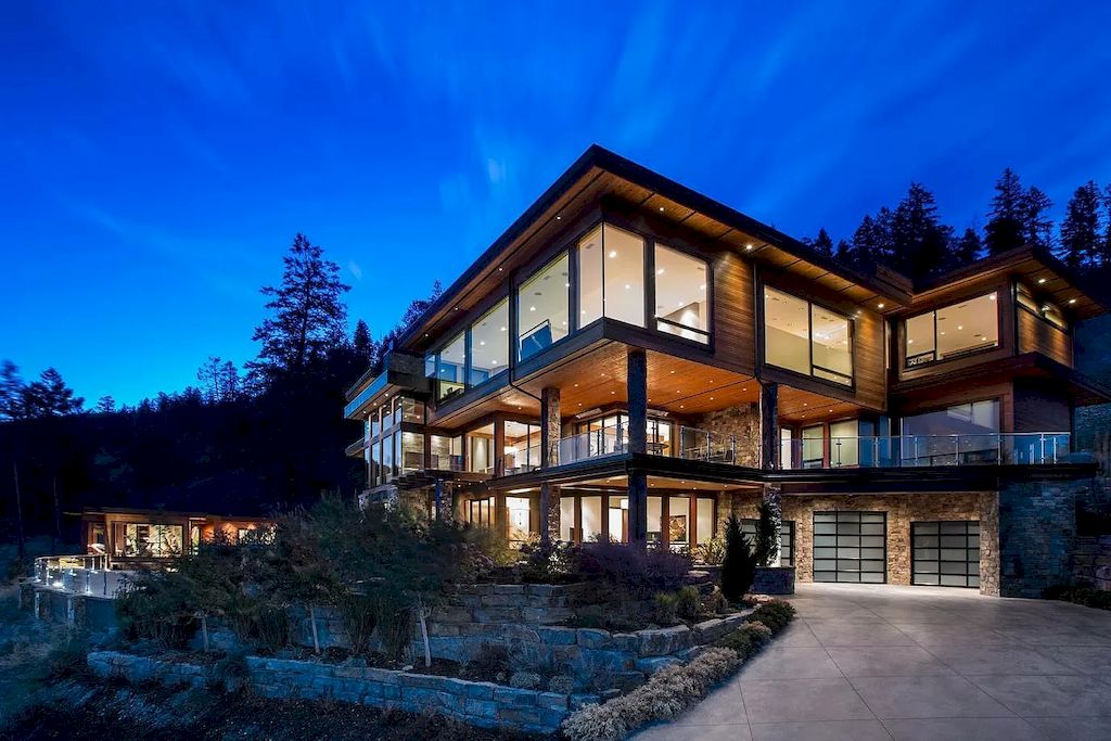 The Home in Kelowna is truly beyond compare complimented by a home gym, his and hers closets & ensuite, inviting relaxation room, now available for sale