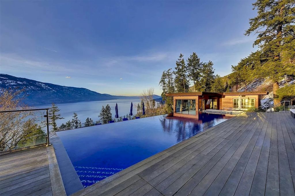 The Home in Kelowna is truly beyond compare complimented by a home gym, his and hers closets & ensuite, inviting relaxation room, now available for sale