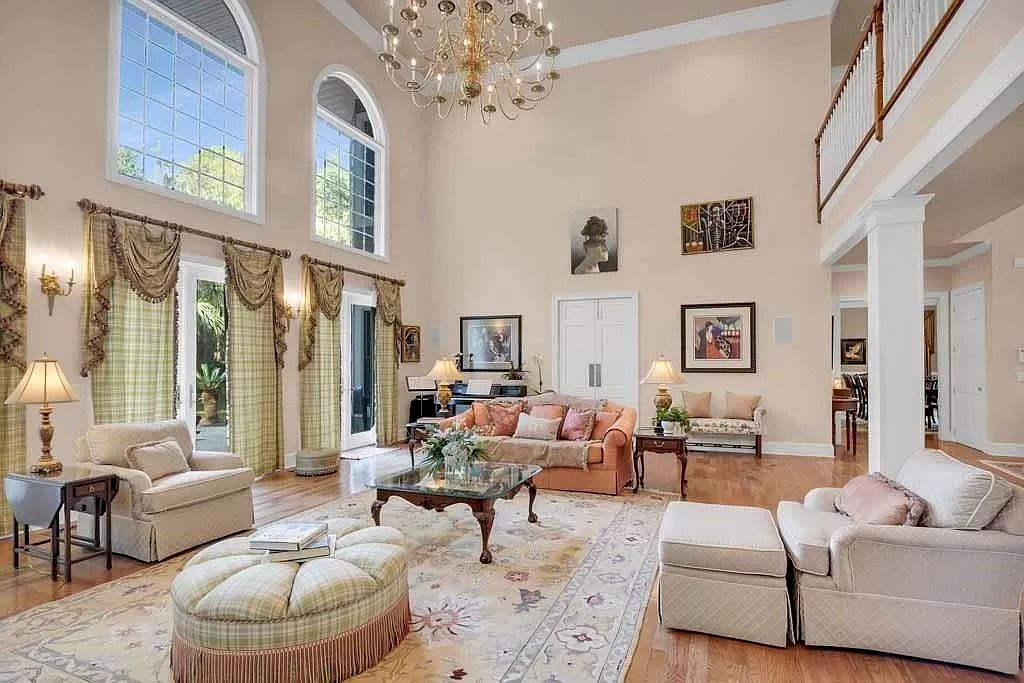 The Home in Georgia is a luxurious home offering impressive foyer, gracious living room and spacious dining room now available for sale. This home located at 23 Carriage Dr, Saint Simons Island, Georgia; offering 07 bedrooms and 08 bathrooms with 10,688 square feet of living spaces.