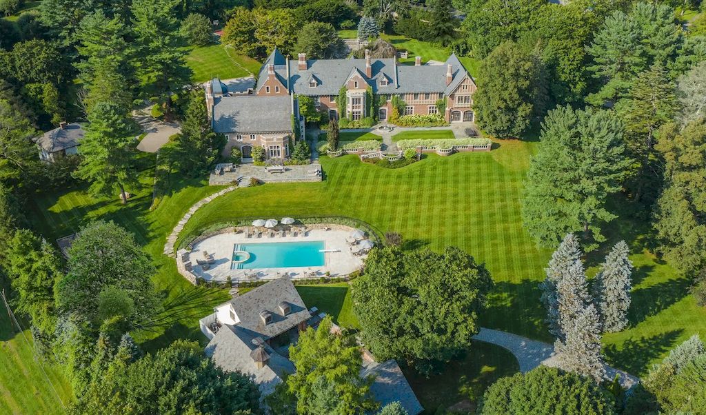 The Home in Connecticut is a luxurious home designed by New York architect William B. Tubby now available for sale. This home located at 544 Oenoke Rdg, New Canaan, Connecticut; offering 12 bedrooms and 16 bathrooms with 25,000 square feet of living spaces.