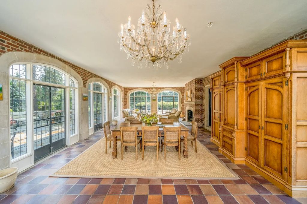 The Home in Connecticut is a luxurious home designed by New York architect William B. Tubby now available for sale. This home located at 544 Oenoke Rdg, New Canaan, Connecticut; offering 12 bedrooms and 16 bathrooms with 25,000 square feet of living spaces.