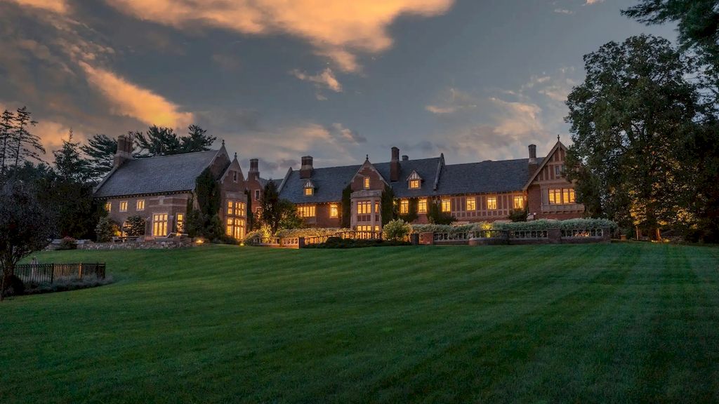 The Home in Connecticut is a luxurious home designed by New York architect William B. Tubby now available for sale. This home located at 544 Oenoke Rdg, New Canaan, Connecticut; offering 12 bedrooms and 16 bathrooms with 25,000 square feet of living spaces.