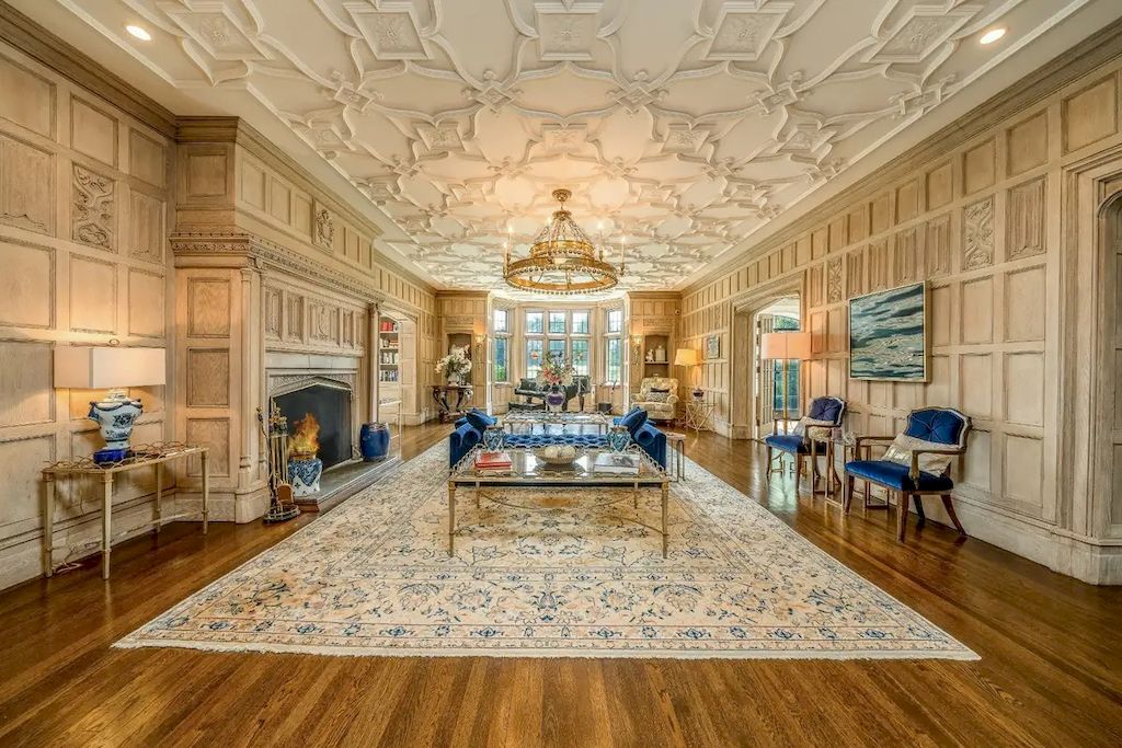 The Home in Connecticut is a luxurious home designed by New York architect William B. Tubby now available for sale. This home located at 544 Oenoke Rdg, New Canaan, Connecticut; offering 12 bedrooms and 16 bathrooms with 25,000 square feet of living spaces.