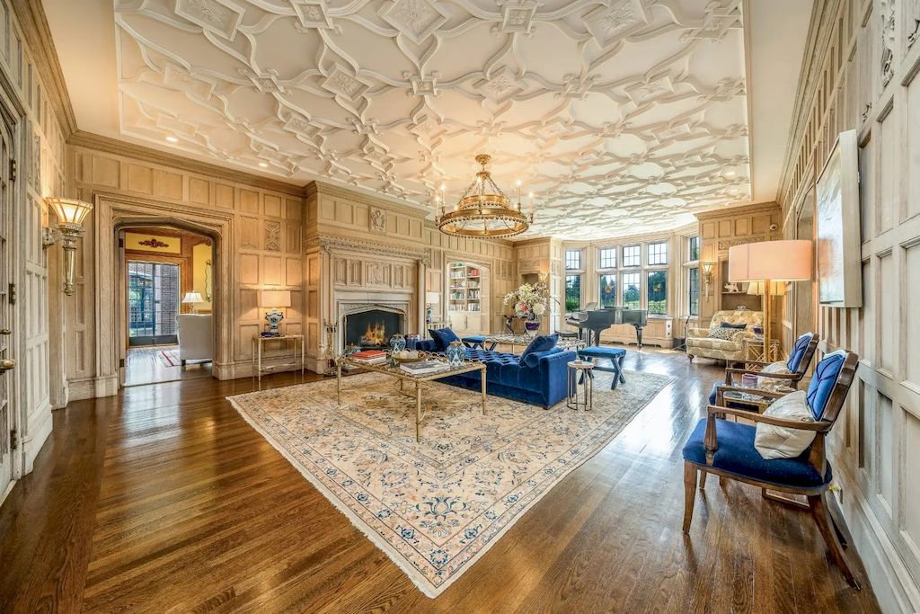 The Home in Connecticut is a luxurious home designed by New York architect William B. Tubby now available for sale. This home located at 544 Oenoke Rdg, New Canaan, Connecticut; offering 12 bedrooms and 16 bathrooms with 25,000 square feet of living spaces.