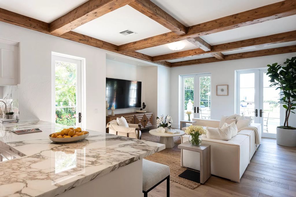 The Villa in Palm Beach is a wonderful Mediterranean Villa with substantial renovations now reaching completion now available for sale. This home located at 1320 N Lake Way, Palm Beach, Florida