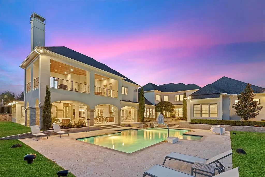 The Home in Allen set on the Twin Creeks Golf Course on a gated community boasts luxurious finishes with exceptional detail now available for sale. This home located at 413 Woodlake Dr, Allen, Texas