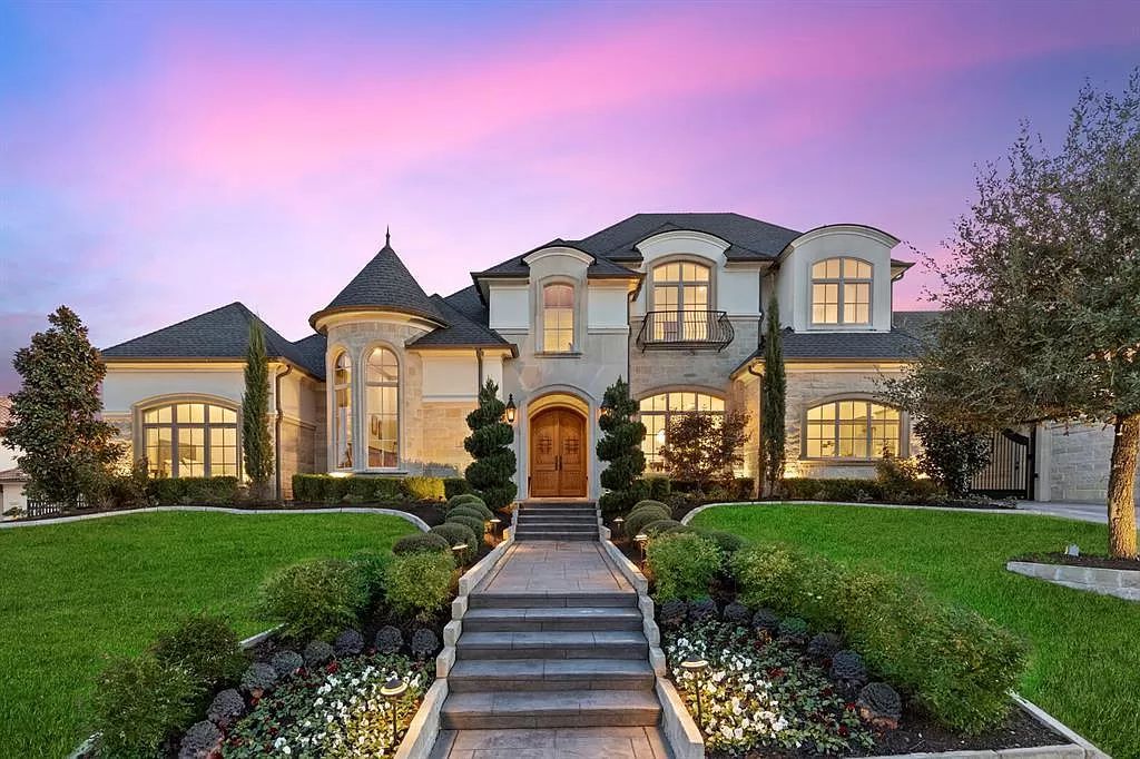 The Home in Allen set on the Twin Creeks Golf Course on a gated community boasts luxurious finishes with exceptional detail now available for sale. This home located at 413 Woodlake Dr, Allen, Texas