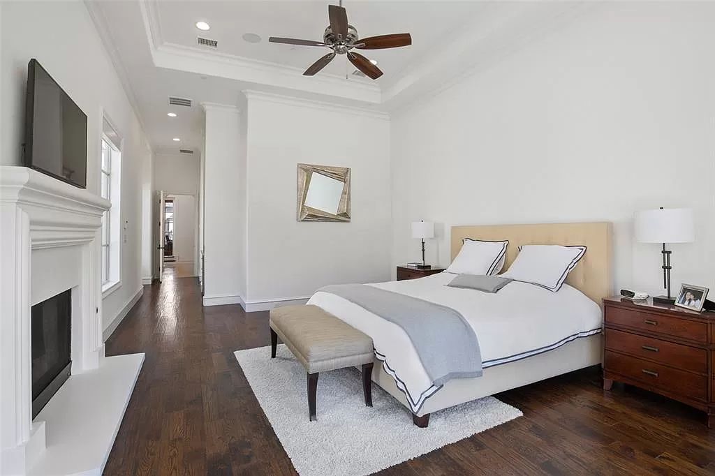 The Home in Allen set on the Twin Creeks Golf Course on a gated community boasts luxurious finishes with exceptional detail now available for sale. This home located at 413 Woodlake Dr, Allen, Texas