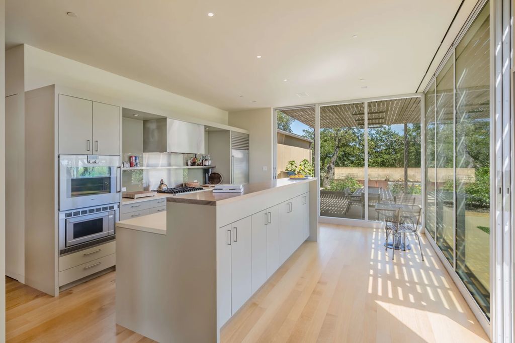 The Home in Sonoma is an architecturally significant estate with vineyard creates a harmonious convergence of nature now available for sale. This house located at 1861 Hale Rd, Sonoma, California