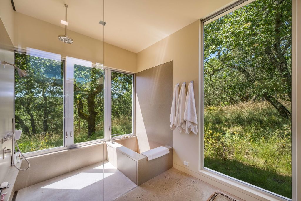 The Home in Sonoma is an architecturally significant estate with vineyard creates a harmonious convergence of nature now available for sale. This house located at 1861 Hale Rd, Sonoma, California