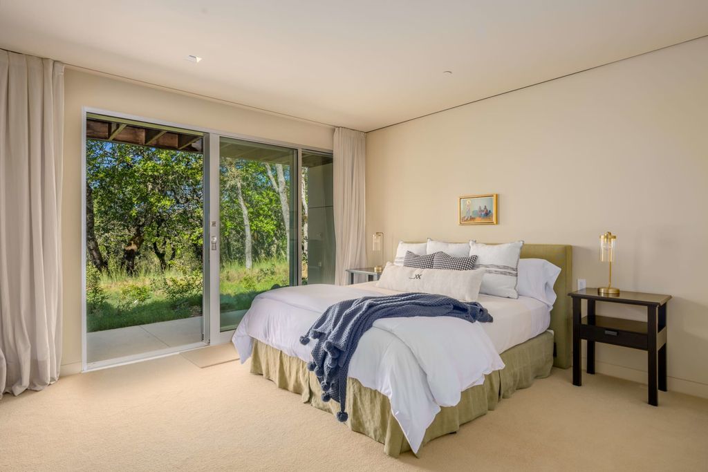 The Home in Sonoma is an architecturally significant estate with vineyard creates a harmonious convergence of nature now available for sale. This house located at 1861 Hale Rd, Sonoma, California