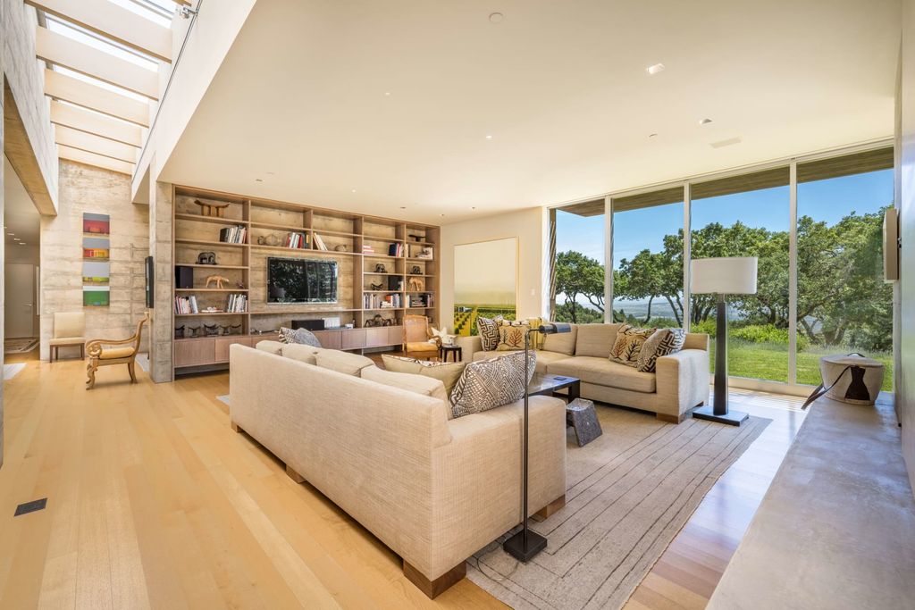 The Home in Sonoma is an architecturally significant estate with vineyard creates a harmonious convergence of nature now available for sale. This house located at 1861 Hale Rd, Sonoma, California